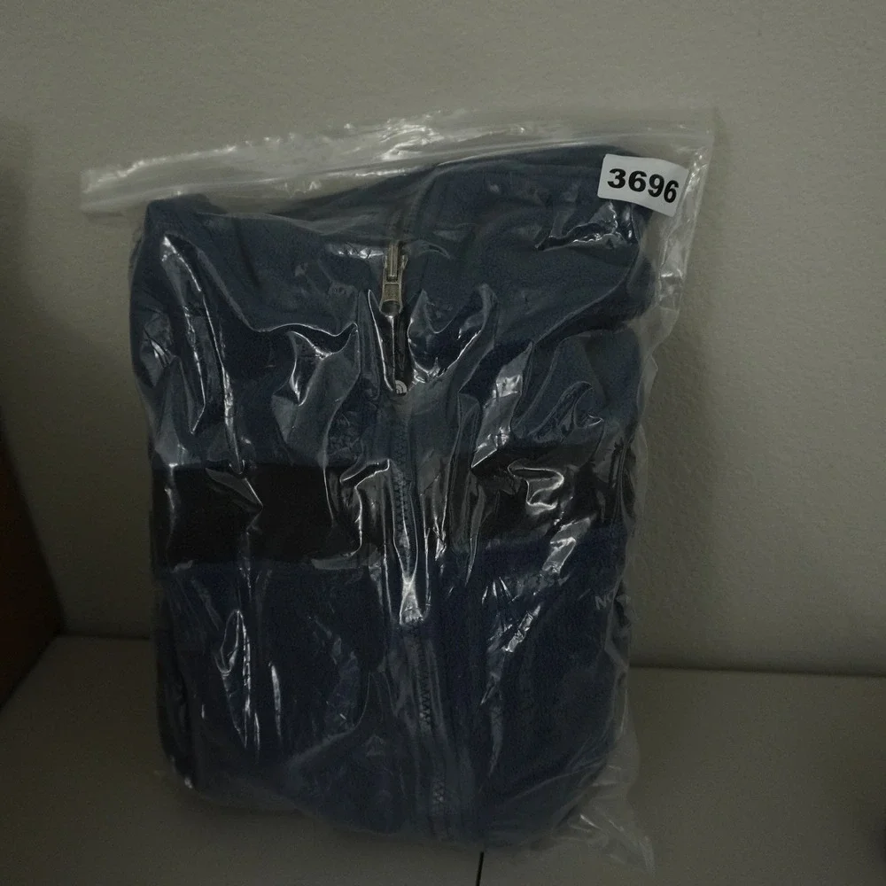 The North Face Fleece Jacket Mens L Blue Y2K TKA 200 Colorblock